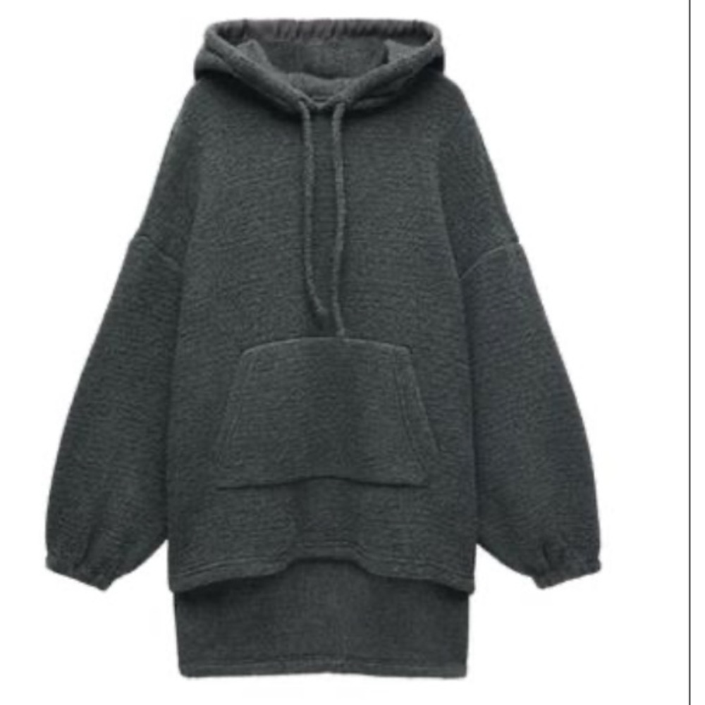 Zara Oversized Grey Hoodie